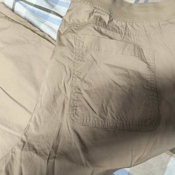St. John's Bay Women's Tan Cropped Pants - Picture 2 of 5